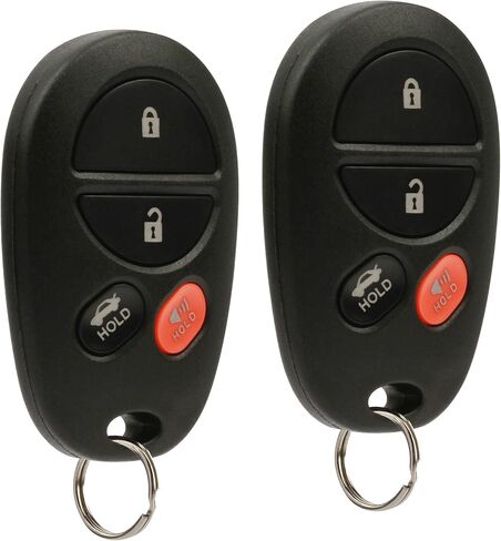 Key Fob Keyless Entry Remote fits Toyota Avalon, Solara 2005 2006 2007 2008 (GQ43VT20T 4-Btn), Set of 2 in Kuwait