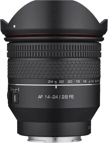 Rokinon 14-24mm F2.8 AF Zoom Lens for Sony E – Full Frame Ultra-Wide, Fast Autofocus, Weather Sealed, Linear STM Motor, Custom Controls (Renewed) in Kuwait