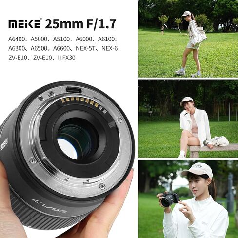 Meike 25mm F/1.7 APS-C AF Lens for Sony E Mount Cameras, Wide-Angle Lenses in Kuwait