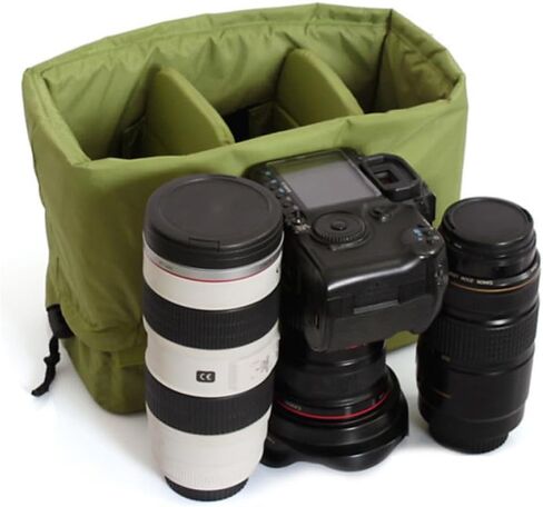 Toddmomy Camera Liner Pack Nylon Storage Bag with Drawstring Rope in Kuwait