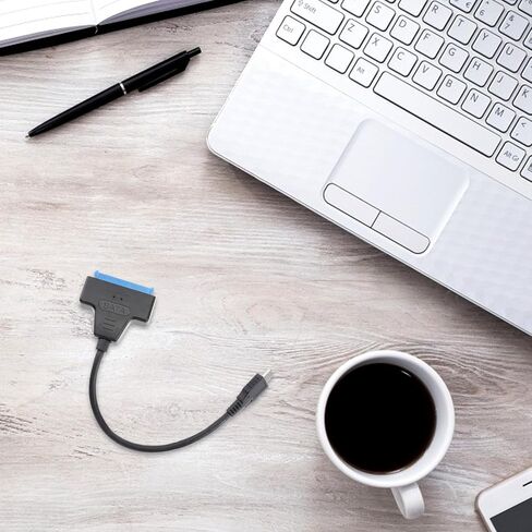 BESPORTBLE Type C to Serial Ata 3.0 Data Cable for 2.5 Inch Drives Black in Kuwait