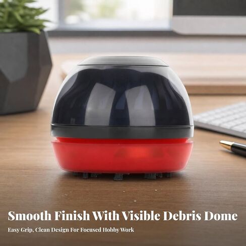 Easy to Use Desktop Vacuum Cleaners | Single Press Activation Design, Desktop Dust Vacuum Cleaners, Compact, for Office, Workbench, Crafters in Kuwait