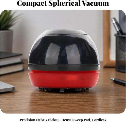 Easy to Use Desktop Vacuum Cleaners | Single Press Activation Design, Desktop Dust Vacuum Cleaners, Compact, for Office, Workbench, Crafters in Kuwait