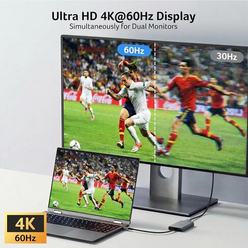 Acer 4-in-1 USB C Hub bundel with USB C to HDMI 2.1 Cable 6.6FT (8K@60Hz 4K@240Hz) in Kuwait