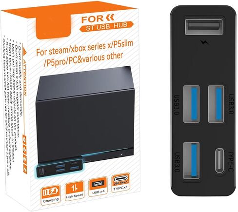 USB3.0 Hub Docking Station for Steam Machine with 3 Ports Type C 3.0 Output in Kuwait