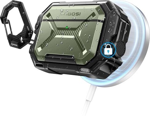 MOBOSI for AirPods Pro 3 Case IP68 Waterproof, Black in Saudi Arabia