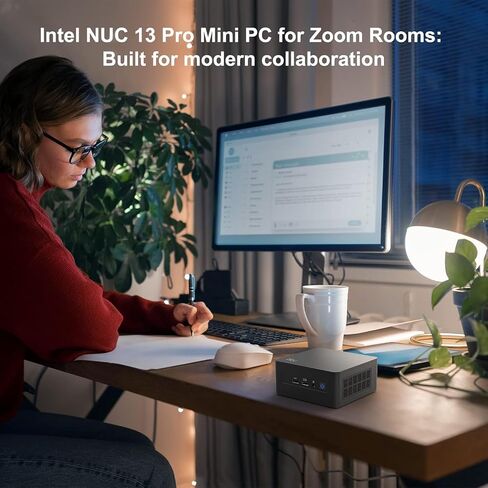 ASUS NUC 13 Pro Slim Mini PC Desktop, Intel Core i5-13420H (Up to 4.6GHz), 64GB RAM, 1TB PCIe SSD, Ultra-Quiet Design, 4K Quad Display, USB, HDMI, Thunderbolt, Wi-Fi 6E, Bluetooth, RJ-45, Win11 Pro in Kuwait