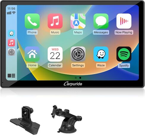 CARPURIDE 9 Inch Carplay Screen for Car, Compatible with Wireless/Wired in Kuwait
