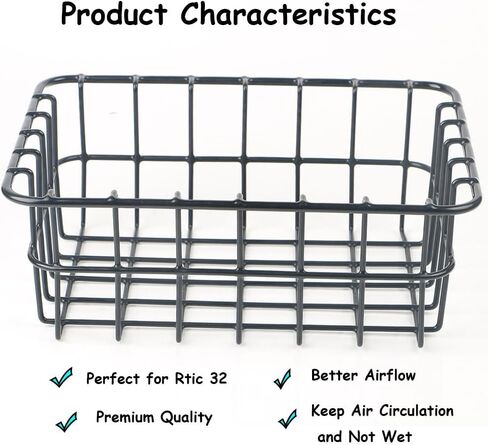 Cooler Basket for RTIC 32 QT,Storage Insert Dry-Goods Baskets Compatible with RTIC 32 Ultra-Light Coolers,Stainless Steel Wire Rack in Kuwait