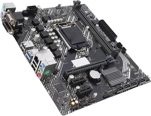 MicroATX Computer Motherboard Ideal for LGA 1200 10th Gen CPU Processor PCI E 3.0 MATX 2 Channel DDR4 64GB 4 Serial ATA Interfaces for Design Work in Kuwait