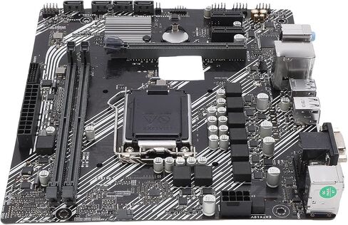 MicroATX Computer Motherboard Ideal for LGA 1200 10th Gen CPU Processor PCI E 3.0 MATX 2 Channel DDR4 64GB 4 Serial ATA Interfaces for Design Work in Kuwait