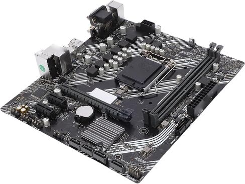 MicroATX Computer Motherboard Ideal for LGA 1200 10th Gen CPU Processor PCI E 3.0 MATX 2 Channel DDR4 64GB 4 Serial ATA Interfaces for Design Work in Kuwait