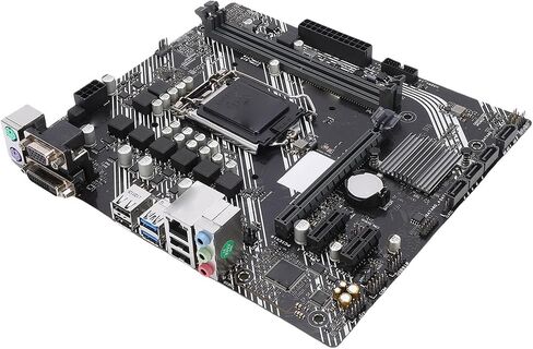 MicroATX Computer Motherboard Ideal for LGA 1200 10th Gen CPU Processor PCI E 3.0 MATX 2 Channel DDR4 64GB 4 Serial ATA Interfaces for Design Work in Kuwait