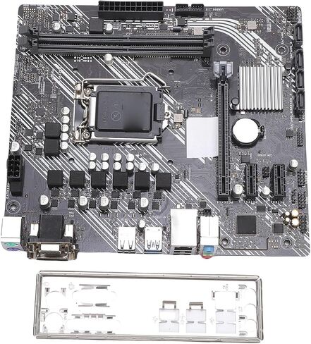 MicroATX Computer Motherboard Ideal for LGA 1200 10th Gen CPU Processor PCI E 3.0 MATX 2 Channel DDR4 64GB 4 Serial ATA Interfaces for Design Work in Kuwait