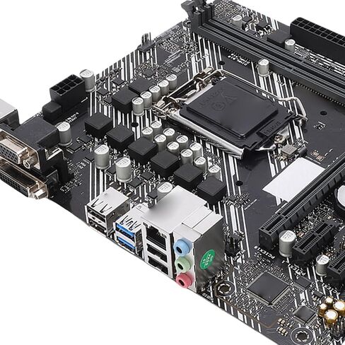 MicroATX Computer Motherboard Ideal for LGA 1200 10th Gen CPU Processor PCI E 3.0 MATX 2 Channel DDR4 64GB 4 Serial ATA Interfaces for Design Work in Kuwait
