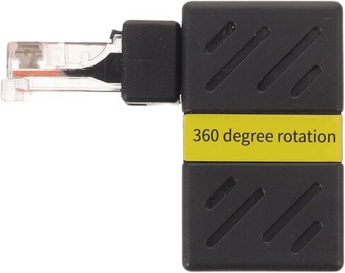 Rj45 Male to Female Ethernet Adapter, 360 Degree Rotatable in Kuwait