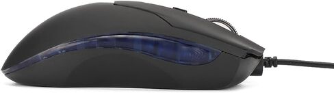 Type C Wired Mouse, USB C Wired Mouse Type Cable with Blue Backlit Ergonomic Design 6 Multimedia Keys Adjustable DPI 800-1600 in Kuwait