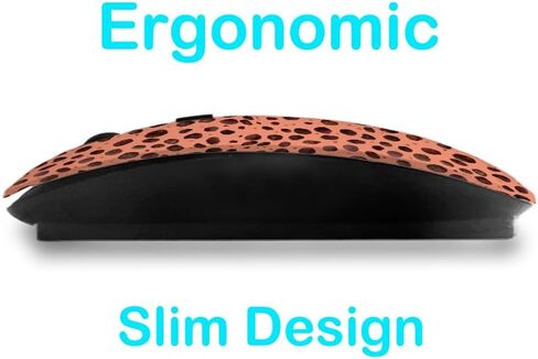 2.4GHz USB Wireless Mouse, Watercolor Cheetah Pattern, Ergonomic Slim Computer Mice for Kids in Kuwait