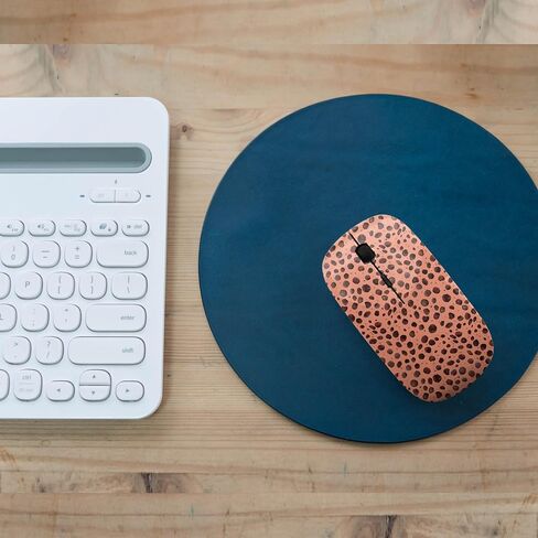 2.4GHz USB Wireless Mouse, Watercolor Cheetah Pattern, Ergonomic Slim Computer Mice for Kids in Kuwait