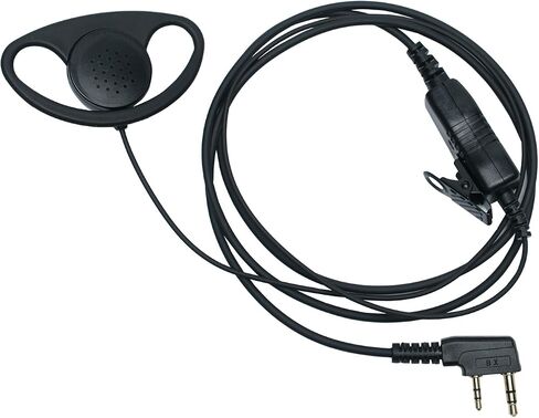 TK-2202 Earpiece Headset with PTT MIC for UV/TK Walkie Talkie (1 Pack) in Kuwait