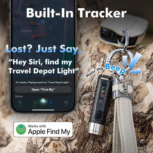 Travel Depot Find My Keychain Flashlight Rechargeable in Kuwait