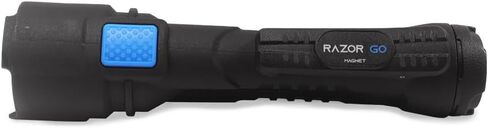 Bright Star Razor Go LED Flashlight, 21,000 Candela All‑Purpose Utility Light, 24‑Hour Runtime, Magnetic Hands‑Free Base, Heavy‑Duty Work Light, AA Batteries Included, Made in USA in Kuwait