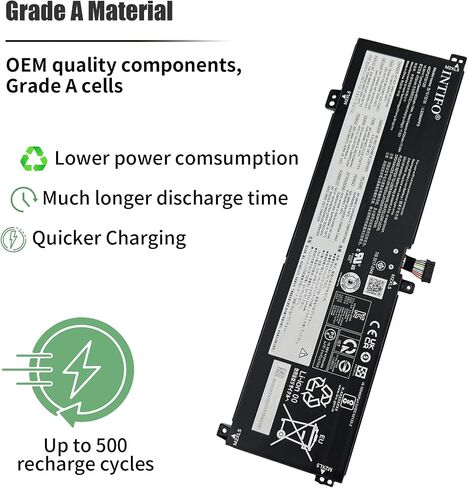 75Wh L22M4PF5 L22B4PF5 Laptop Battery Compatible with Lenovo IdeaPad Pro 5-16APH8 5-16ARP8 5-16IRH8 Yoga Slim Pro 9-16IRP8 L22D4PF5 L22X4PF5 SB11K24765 5B11K24773 Gen[15.56V 4822mAh 4-Cell] in Kuwait