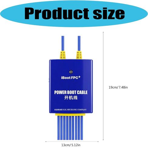 Motherboard Power on Cable for Phone Repair with Reinforced Ribbon Cables, Metal Housing Service Table Accessory for Diagnostic Power Checks and Setup Phone Motherboard Boot Cable Repair on Check Fpc in Kuwait