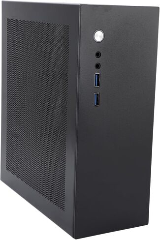 PC Case Sturdy Mesh Design Excellent Heat Dissipation for ITX Motherboards Gaming Setup Cold Roll Steel 205x232x90mm in Kuwait
