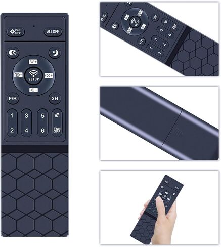 Replacement Remote Control for AQUBT Ensenior, LEDIARY, VOLISUN, ZMISHIBO Ceiling Fan with Lights, Modern Low Profile Ceiling Fan with Light in Kuwait