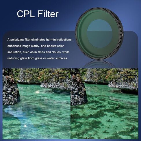 Yctze CPL Filter for Action Camera, Polarizing Lens Filter Enhance Sky in Kuwait