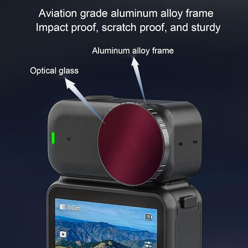 Yctze CPL Filter for Action Camera, Polarizing Lens Filter Enhance Sky in Kuwait