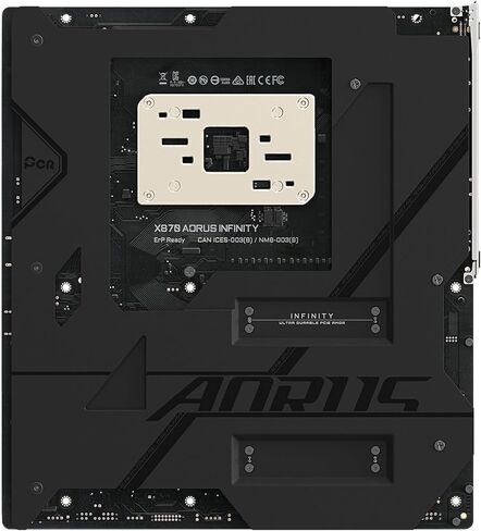 GIGABYTE X870 AORUS Infinity AMD AM5 LGA 1718 Motherboard, Extended-ATX, DDR5, 3X M.2, PCIe 5.0, USB4, WIFI7, 5GbE LAN, EZ-Latch, 5-Year Warranty in Kuwait