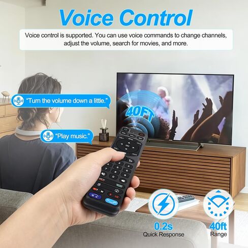 New V2 Pro Bluetooth Voice Remote Control, Replacement for vSeeBox V2/Pro, V1/Pro, Elite, Max, Compatible with OctaStream Elite Max Android TV Box Remote in Kuwait