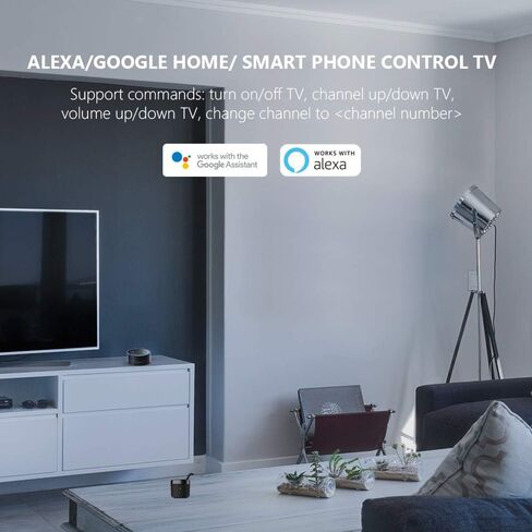 BroadLink RM4 Mini IR Universal Remote Control (2.4 GHz Wi-Fi Only), Smart Home Automation Wi-Fi Infrared Blaster for TV, AC, STB Audio, Works with Alexa, Google Home, IFTTT in Kuwait