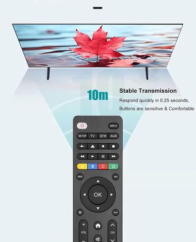 Universal TV Remote Control Compatible with Samsung, LG, Vizio, Sony, Hisense, TCL, Insignia, Toshib, Philips, Sharp and More Brand (NOT Compatible with Rok-Streaming Sticks/Sound Bar, TVs Sticks) in Kuwait