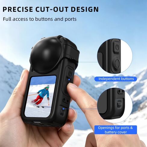 Silicone Cover for Insta360 X6，Includes a Silicone Lens Cap in Kuwait