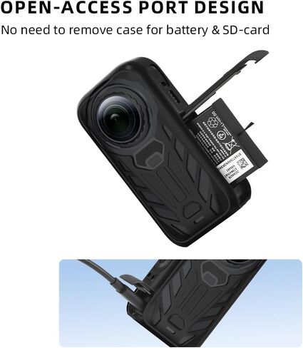 Silicone Cover for Insta360 X6，Includes a Silicone Lens Cap in Kuwait