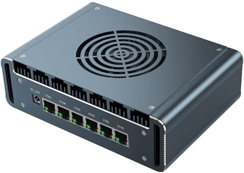 Fan Mini PC I7-1195G7,6 LAN,DDR4 1*M.2, USB3.0,SIM Card Slot in Kuwait