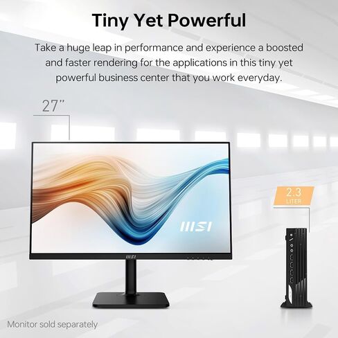 msi PRO DP21 13M Business Mini Desktop, Intel Core i3-13100, 16GB RAM, 256GB SSD, Windows 11 Pro in Kuwait