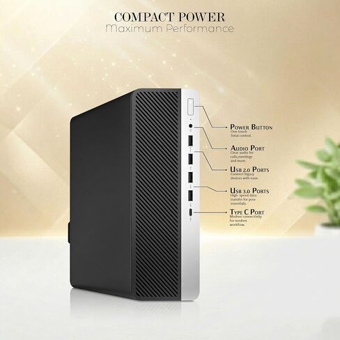 BTO 600 G5 SFF PC, Intel i7-9700 9th Gen, 1TB SSD, 16GB DDR4 RAM, Built-in Wi-Fi, Windows 11 Pro, Wireless Keyboard & Mouse, Desktop Computer (Renewed) in Kuwait