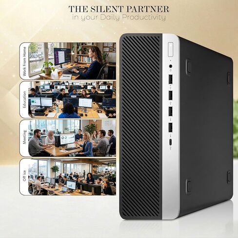 BTO 600 G5 SFF PC, Intel i7-9700 9th Gen, 1TB SSD, 16GB DDR4 RAM, Built-in Wi-Fi, Windows 11 Pro, Wireless Keyboard & Mouse, Desktop Computer (Renewed) in Kuwait