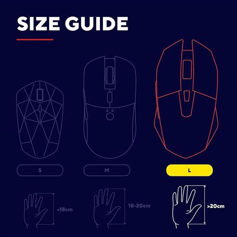Vylax LED Gaming Mouse with 6 Programmable Buttons, Black in Kuwait