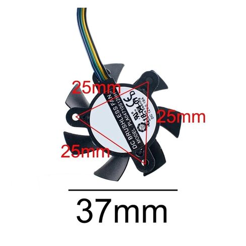 Diameter 37mm Hole Spacing 4-Pin Cooling Fan in Kuwait