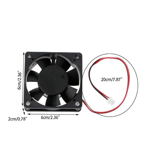 DC 12V 2-Pin Cooler Brushless PC CPU Case Cooling Fan in Kuwait