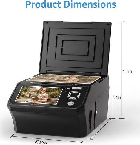 Photo, Slide & Negative Scanner with 5" Large Screen in Kuwait