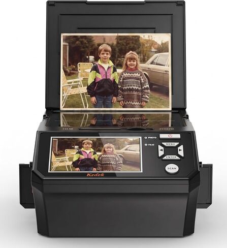 Photo, Slide & Negative Scanner with 5" Large Screen in Kuwait