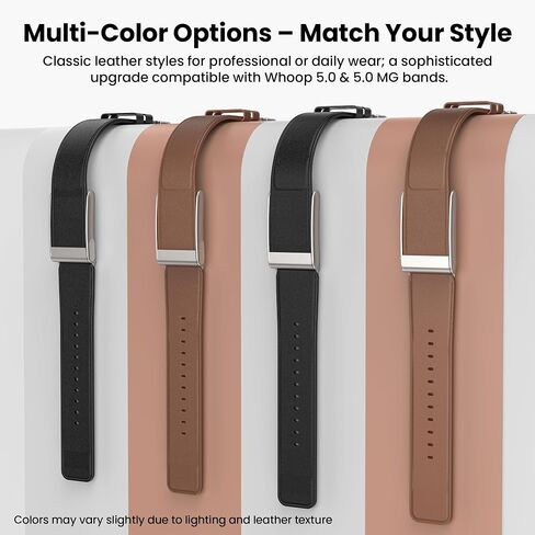 mimo Leather Band Compatible with Whoop 5.0 & MG Band Strap for Men Women in Kuwait