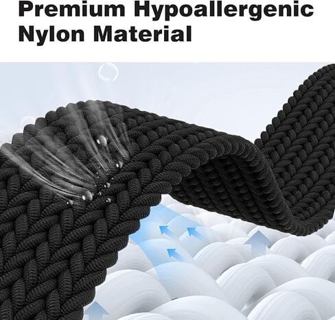 Nylon Braided Bands Compatible with Google Pixel Watch 5/4/3 45mm Men Women in Kuwait