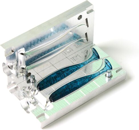 FatFish V21A-2C Lure Mold Soft Plastic Bait Making Injection Mold, 3" in Kuwait